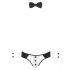 Svenjoyment - Ensemble de string de serveur pour hommes (noir-blanc)