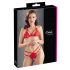 Cottelli - ensemble soutien-gorge ouvert en dentelle (rouge) - XL