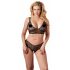 Cottelli Grande Taille - ensemble soutien-gorge dentelle (noir)