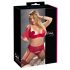 Cottelli Plus Size - Red Versatile Lingerie Set  - 95E/2XL