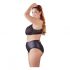 Cottelli Grande Taille - ensemble soutien-gorge croisé et culotte (noir)