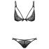 Obsessive Intensa - ensemble soutien-gorge à deux bretelles (noir)