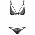 Obsessive Intensa - ensemble soutien-gorge à deux bretelles (noir)