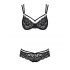 Obsessive 860-SET-1 - Ensemble de lingerie en dentelle rose (noir)