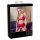 Abierta Fina - glinsterende ketting lingerieset (rood)