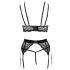 Abierta Fina - ensemble lingerie dentelle (noir)