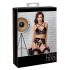 Abierta Fina - ensemble lingerie dentelle (noir) - M