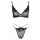 Cottelli - Ensemble de soutien-gorge en dentelle transparente (noir)