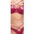 Cottelli Fête - ensemble soutien-gorge brillant (rouge) - 80B/M