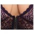 Cottelli Curves Grande Taille - Ensemble de Soutien-Gorge Transparent (Violet)