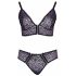 Cottelli Curves Grande Taille - Ensemble de Soutien-Gorge Transparent (Violet)