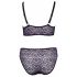 Cottelli Curves Grande Taille - Ensemble de Soutien-Gorge Transparent (Violet)