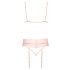 Kissable - ensemble de lingerie en dentelle (rose)