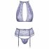 Ensemble de lingerie en dentelle (violet) - L/XL