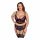 Cottelli Grande Taille - Ensemble Soutien-Gorge Porte-Jarretelles (noir-rouge)