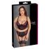 Cottelli Grande Taille - Ensemble Soutien-Gorge Porte-Jarretelles (noir-rouge)