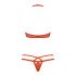 Obsessive 838-SET-3 - kanten bh-set (rood)