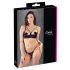 Cottelli - soutien-gorge et string à anneaux (noir) - 85B/L