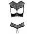 Cottelli - Ensemble soutien-gorge ouvert (noir) - 80B/M