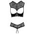 Cottelli - Ensemble soutien-gorge ouvert (noir) - 85B/L