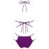 Obsessive Balitta - glanzende halter bikini (paars)