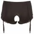 Culotte ouverte porte-jarretelles grande taille (noir)