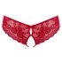 Cottelli - Open string met strikje (rood) - XL