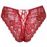 Cottelli - culotte en dentelle ouverte (rouge)