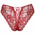 Cottelli - culotte en dentelle ouverte (rouge) - M