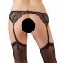 NO:XQSE - Ensemble de porte-jarretelles en dentelle - noir - M/L