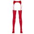 NO:XQSE - ensemble porte-jarretelles brillant (rouge) - L/XL