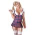 Cottelli - Plaid schoolgirl jurk - M