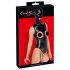 Bad Kitty - open body met hoofdmasker (zwart)