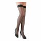 Cottelli - Dichte fishnet stay-ups (zwart)