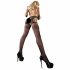 Cottelli Collection Sex Strumpfhose - sexy zvlněné punčochy (černé)  - XL