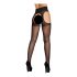 Cottelli - kanten taille panty (zwart) - 4