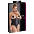 Cottelli Grande Taille - corset satin (noir)