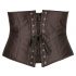 Cottelli Grande Taille - corset satin (noir) - 2XL