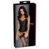 Cottelli Party - corset satin porte-jarretelles (noir)