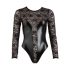 Cottelli - Shiny Lace Bodysuit (Black) 