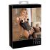 Abierta Fina - body ouvert en dentelle (noir) - 80B/M