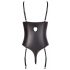 Abierta Fina - body ouvert en dentelle (noir) - 80B/M