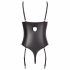 Abierta Fina - body ouvert en dentelle (noir) - 80C/M