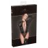 Noir - halsband bodysuit (zwart) - M