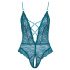 Cottelli - body dentelle ouvert (vert) - M