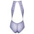 Baisable - body en dentelle à col halter (violet)