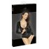 Noir - body manches longues brillant (noir) - M