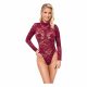 Cottelli - body dentelle transparente (bordeaux)