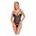 Cottelli - body en dentelle noire transparente et ouverte