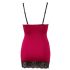 Cottelli - robe exclusive en dentelle (rouge-noir)